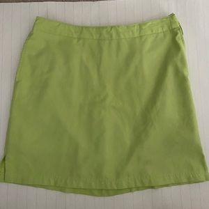 Lime skort size 10